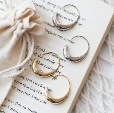 Luksuzne naušnice od zlata i srebra