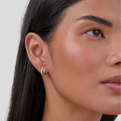 Naušnice s kristalom