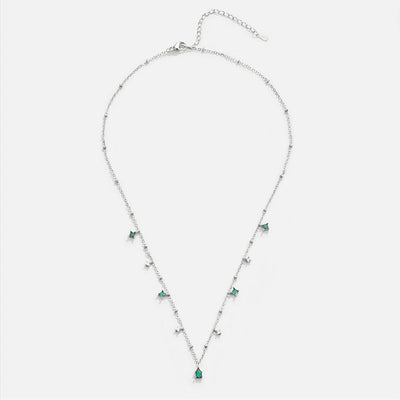 Srebrna ogrlica s kristalima Emily