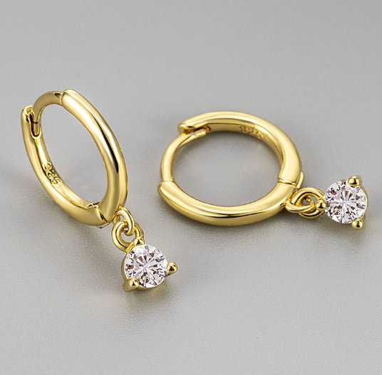 Naušnice s grebenom Delia