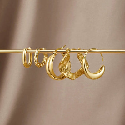 Naušnice Layla Gold Twist